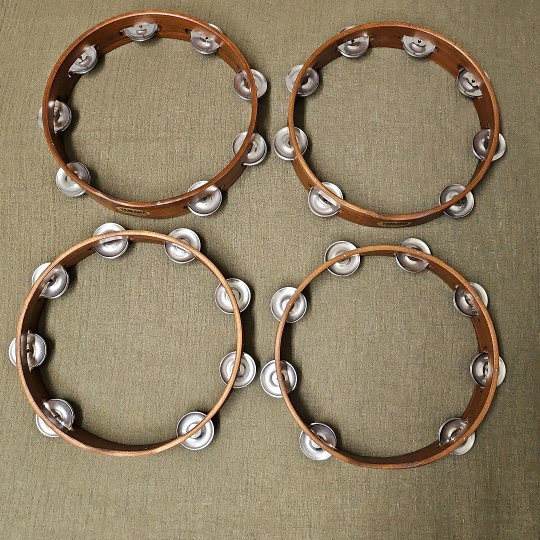 YAMAHA　ヤマハ タンブリン 　TMB-124　タンバリン　４個セット