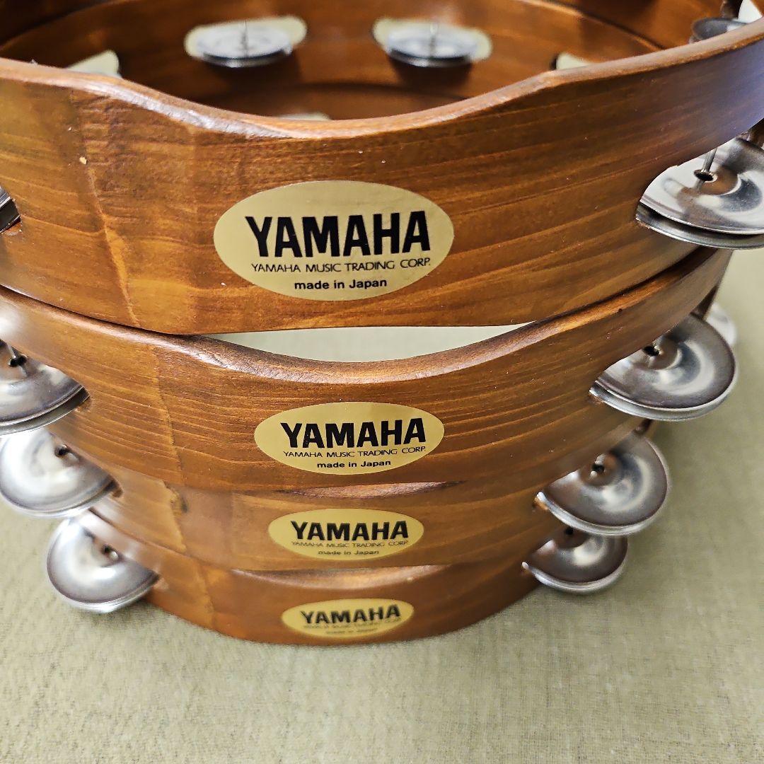 YAMAHA　ヤマハ タンブリン 　TMB-124　タンバリン　４個セット