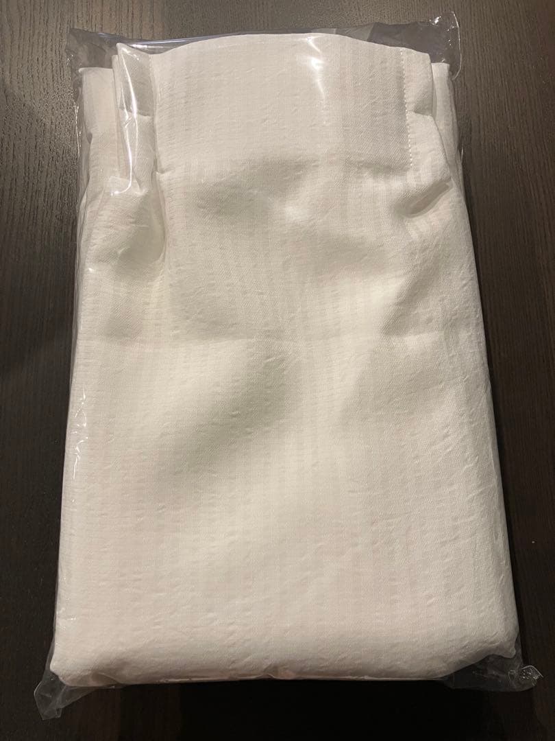 レースカーテン　幅210㎝×高さ174㎝　エコナチュレアンモル　アイボリー