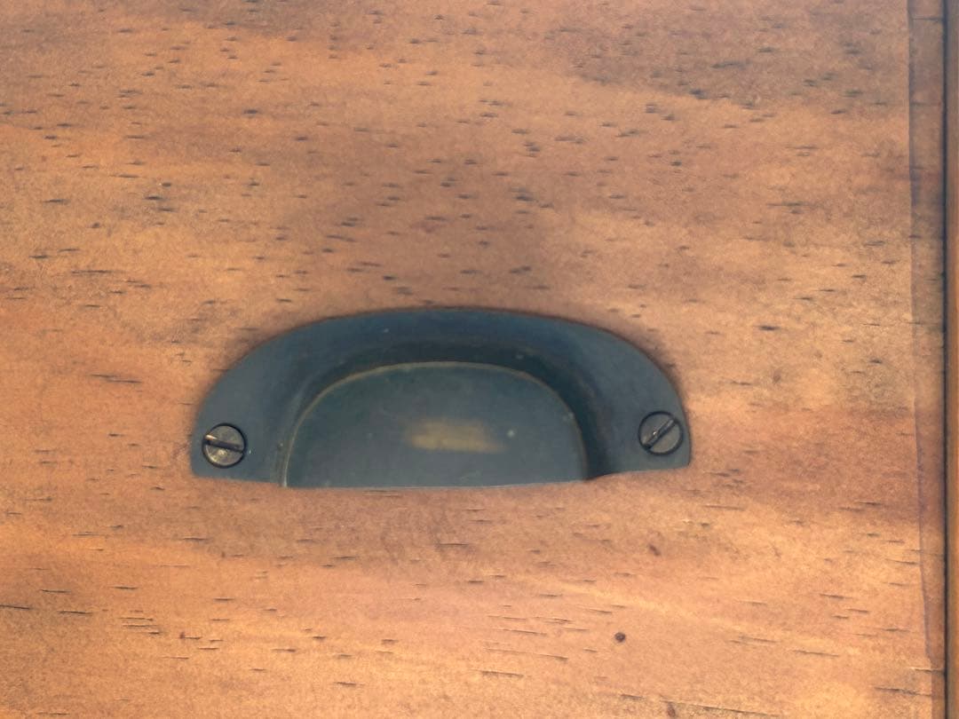 アンティーク木製小物収納 引き出し10個 ブラウン