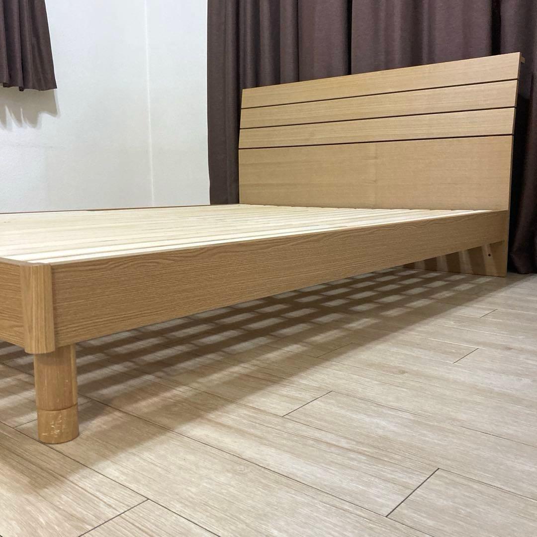 【自社配送エリア限定販売】小傷有り ニトリダブルサイズベッドフレーム！