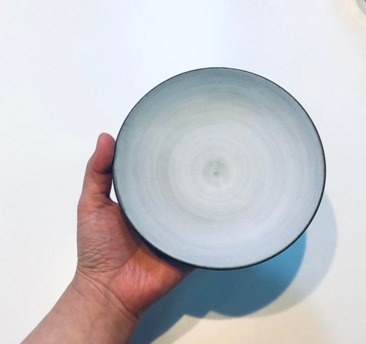 5寸皿　φ15㌢　焼き締め　作家物