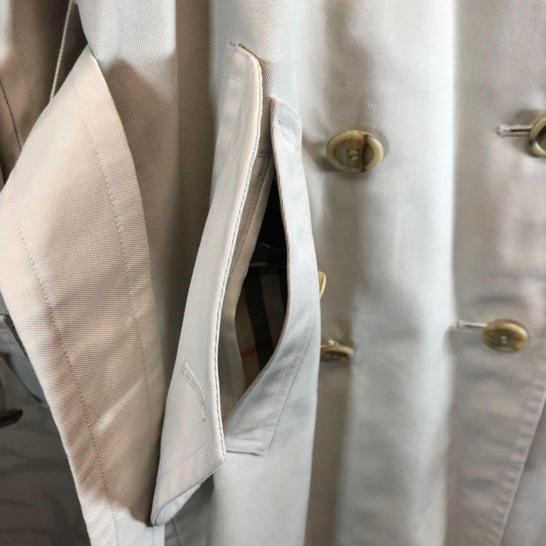 バーバリーズ　BERBERRY トレンチコート ノバチェック ベルト付き　R