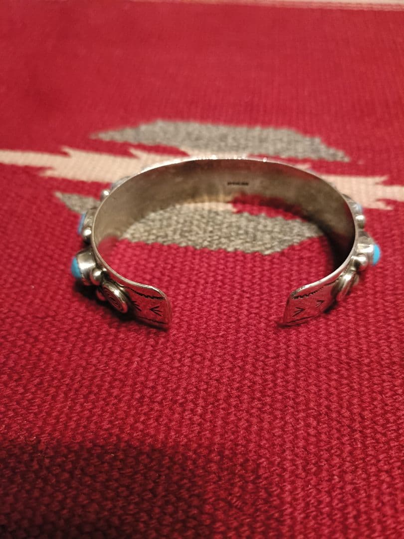 最終価格インディアンジュエリー ターコイズバングル