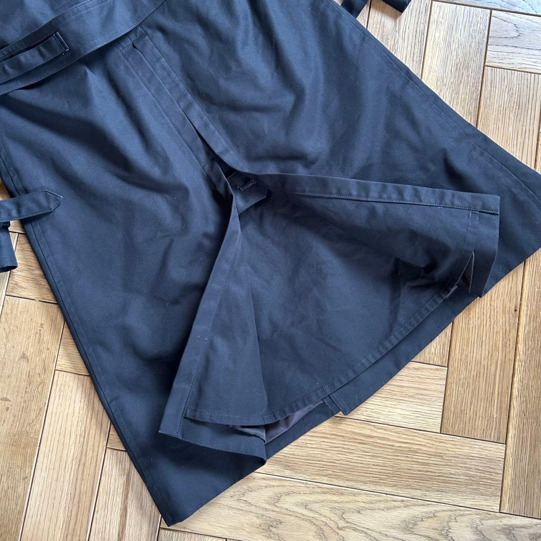 美品 HYKE ハイク トレンチコート ウールライナー付き サイズ1 黒