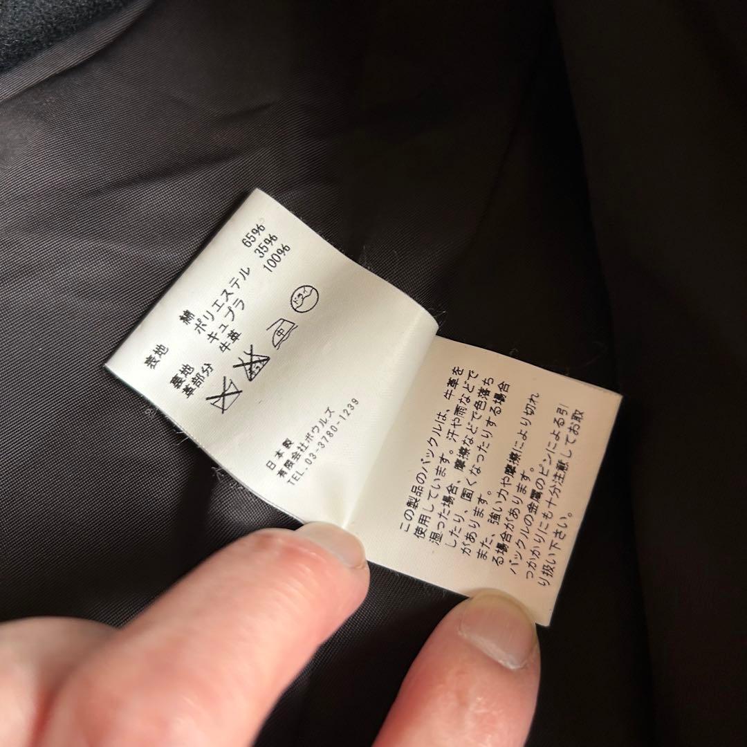 美品 HYKE ハイク トレンチコート ウールライナー付き サイズ1 黒