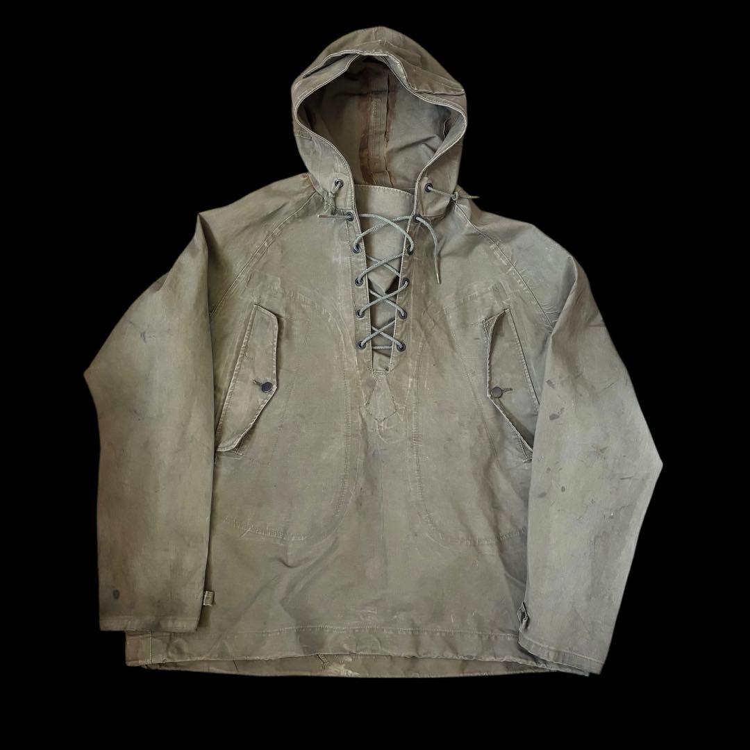 60s USN レインパーカー ヴィンテージ ミリタリー 実物 雰囲気系 ボロ
