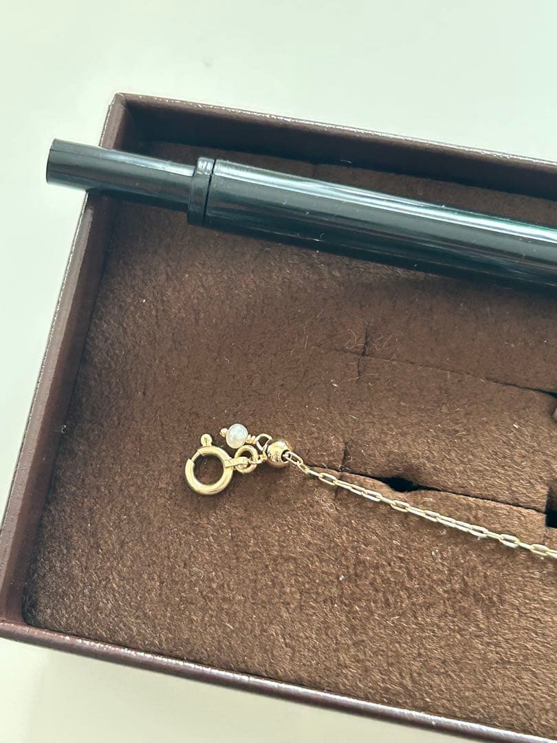 美品　アガット　agete K10 パール　ブレスレット ゴールド