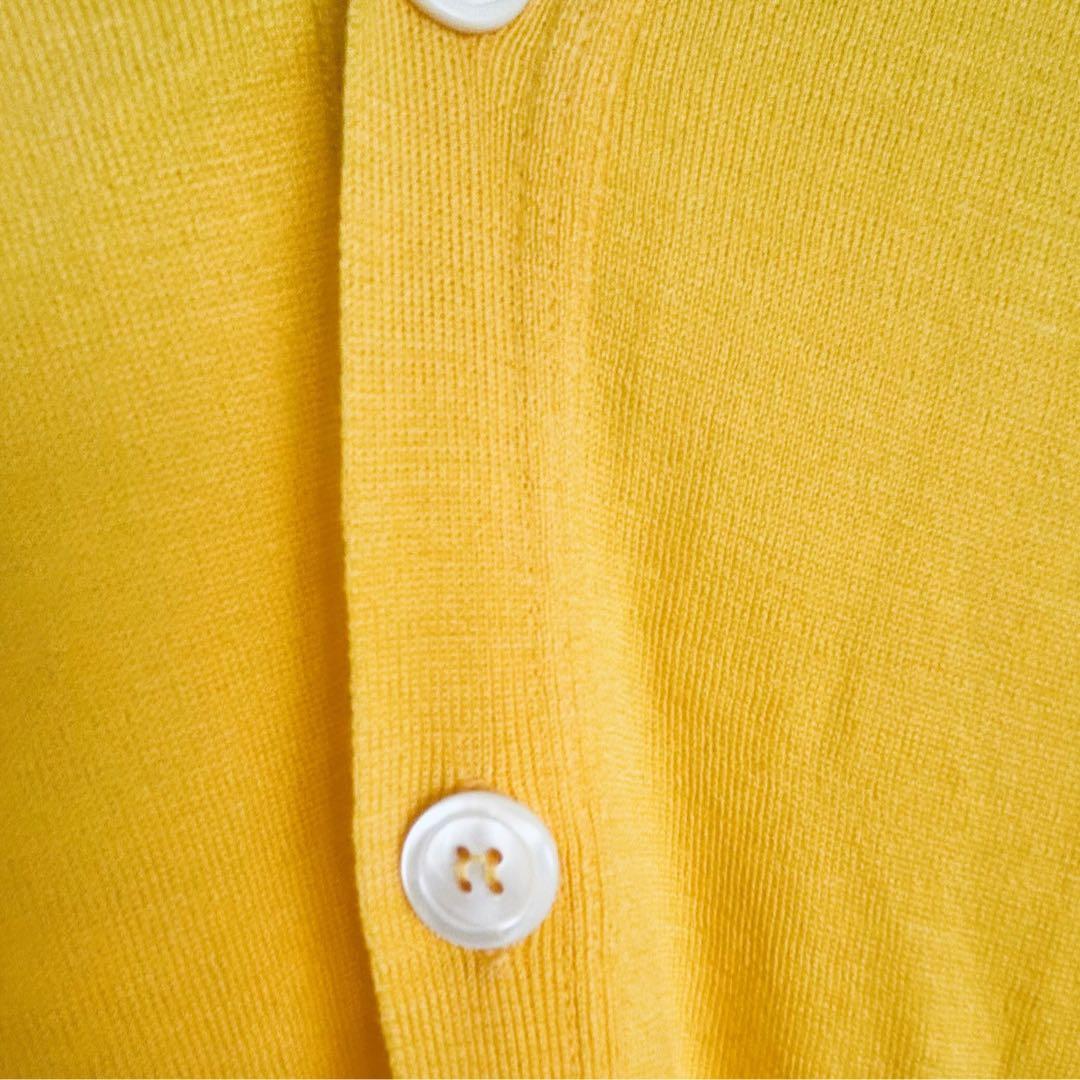 未使用❤️JOHN SMEDLEY カーディガン/イギリス製ピュアニューウールM