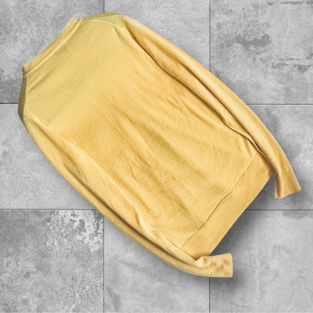 未使用❤️JOHN SMEDLEY カーディガン/イギリス製ピュアニューウールM