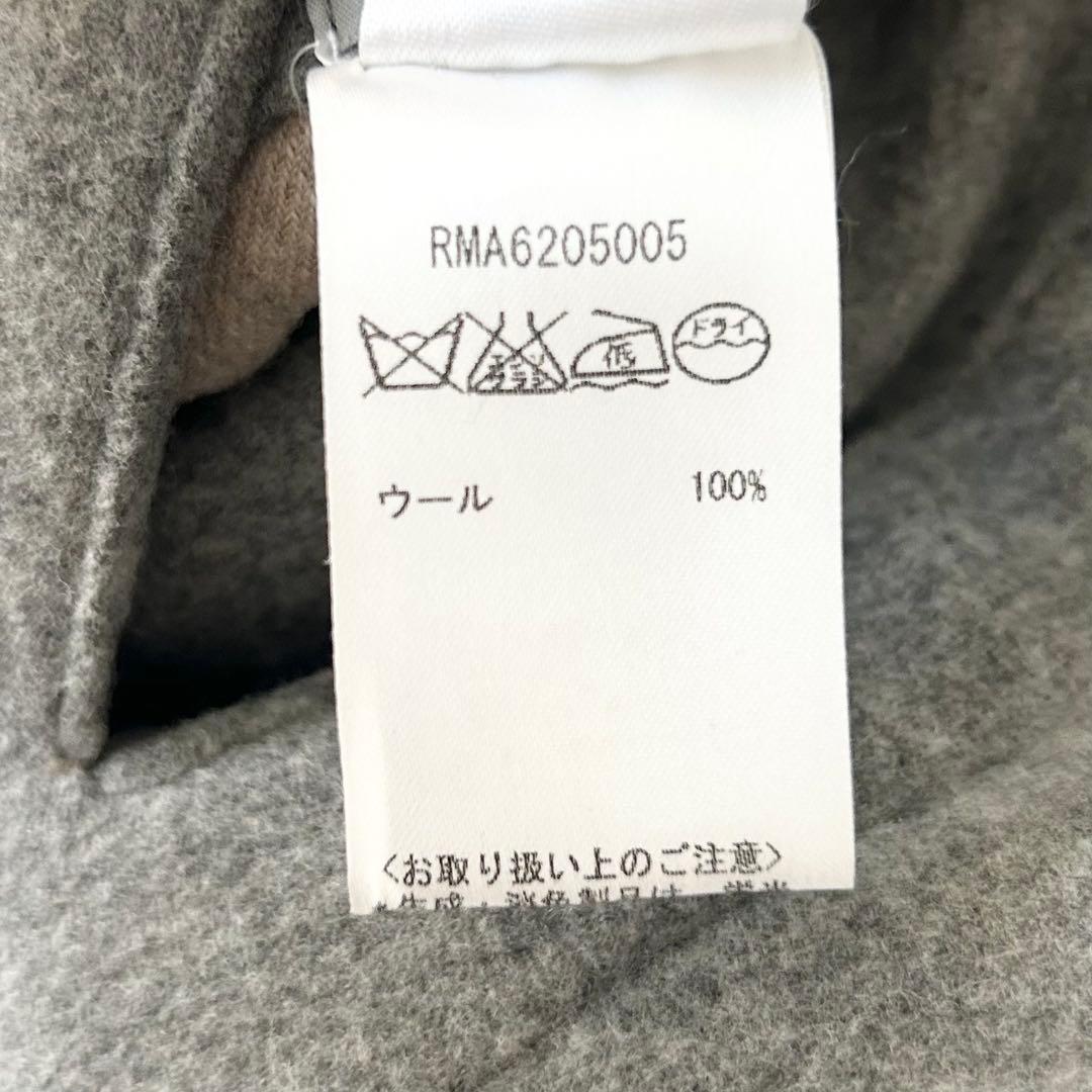 美品✨マーロ　ロングコート　ダブルフェイスコート　グレー　42