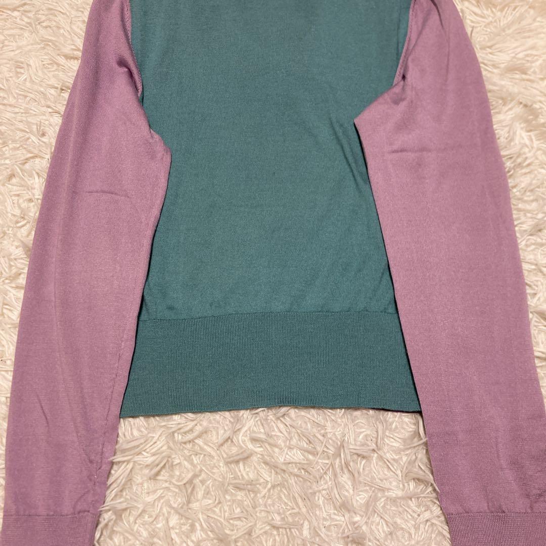 美品✨ドルチェ&ガッバーナ　シルク100 ボウタイニット　Lサイズ　DG金具