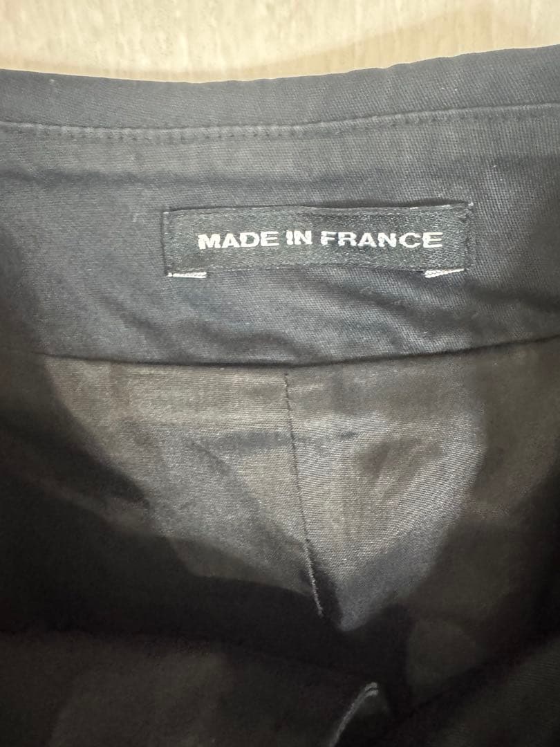 agnès b. ステンカラーコート ブラック