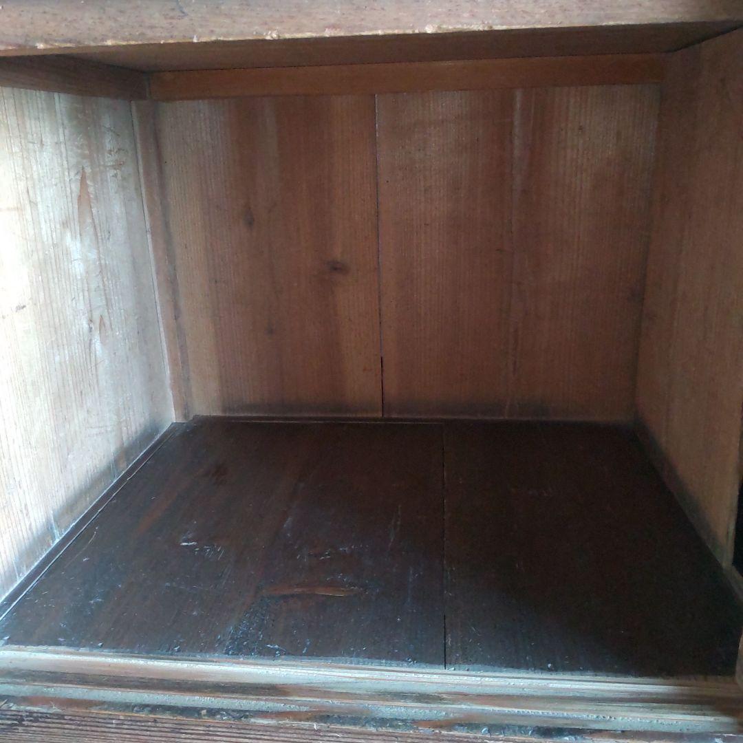 昭和レトロ　戸棚　縦45cm横106cm高さ75cm