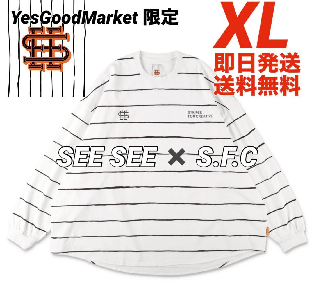 トップス SEE SEE x S.F.C SUPER BIG BOARDER LS TEE
