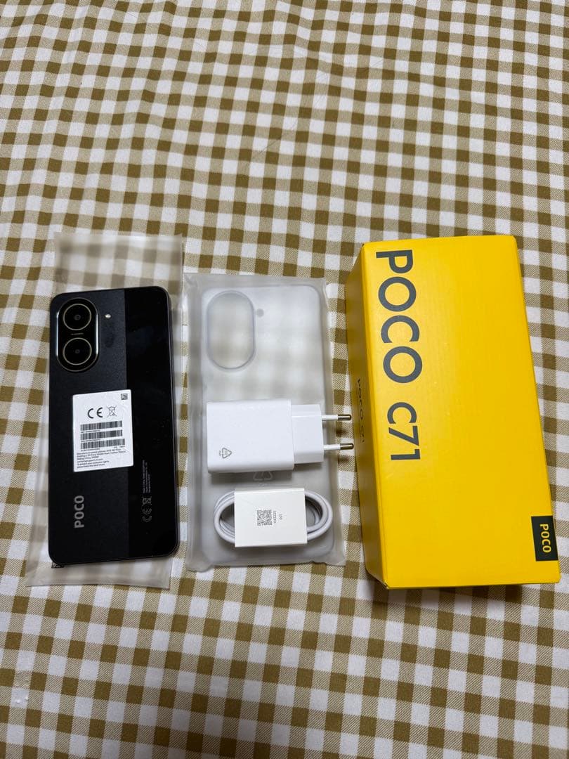 シャオミ　POCO C71 4GB RAM 128GB ブラック