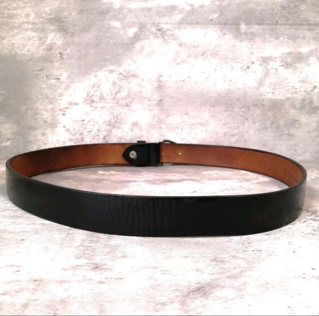 FENDI フェンディ シルバー バックル ベルト 黒 FF バックル金具