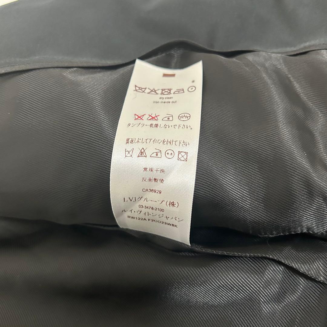 【美品】ルイ・ヴィトン　LOUIS VUITTON ロングコート ノーカラー