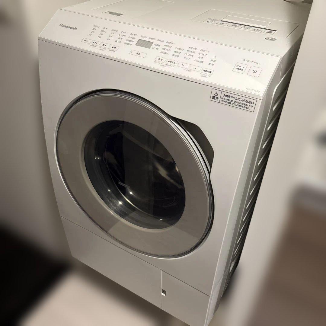 【極美品/26年1月購入】ななめドラム洗濯乾燥機NA-LX113DL-W
