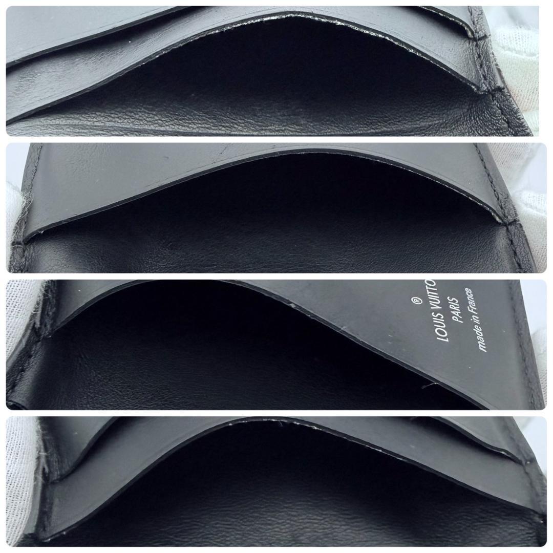 ルイヴィトン マヒナ ポルトフォイユ イリス XS 三つ折り財布 ブラック