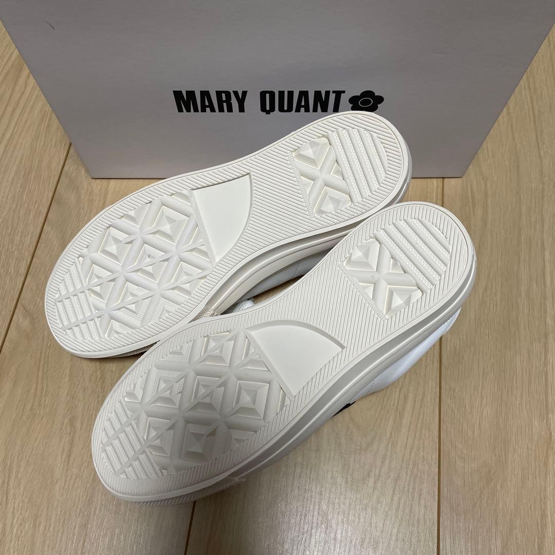 MARY QUANT アイコンデイジーバイカラースニーカー (ホワイト)Mサイズ