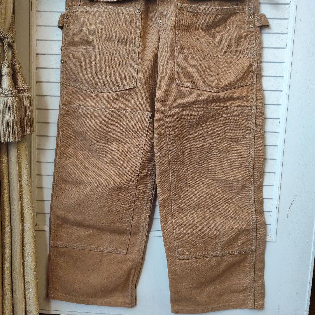 Carhartt ベージュ オーバーオール　エプロン