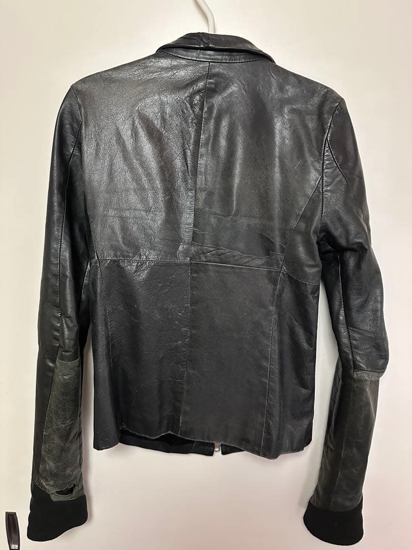 ekamライダース レザージャケット 短丈 v系 お兄系00s y2k