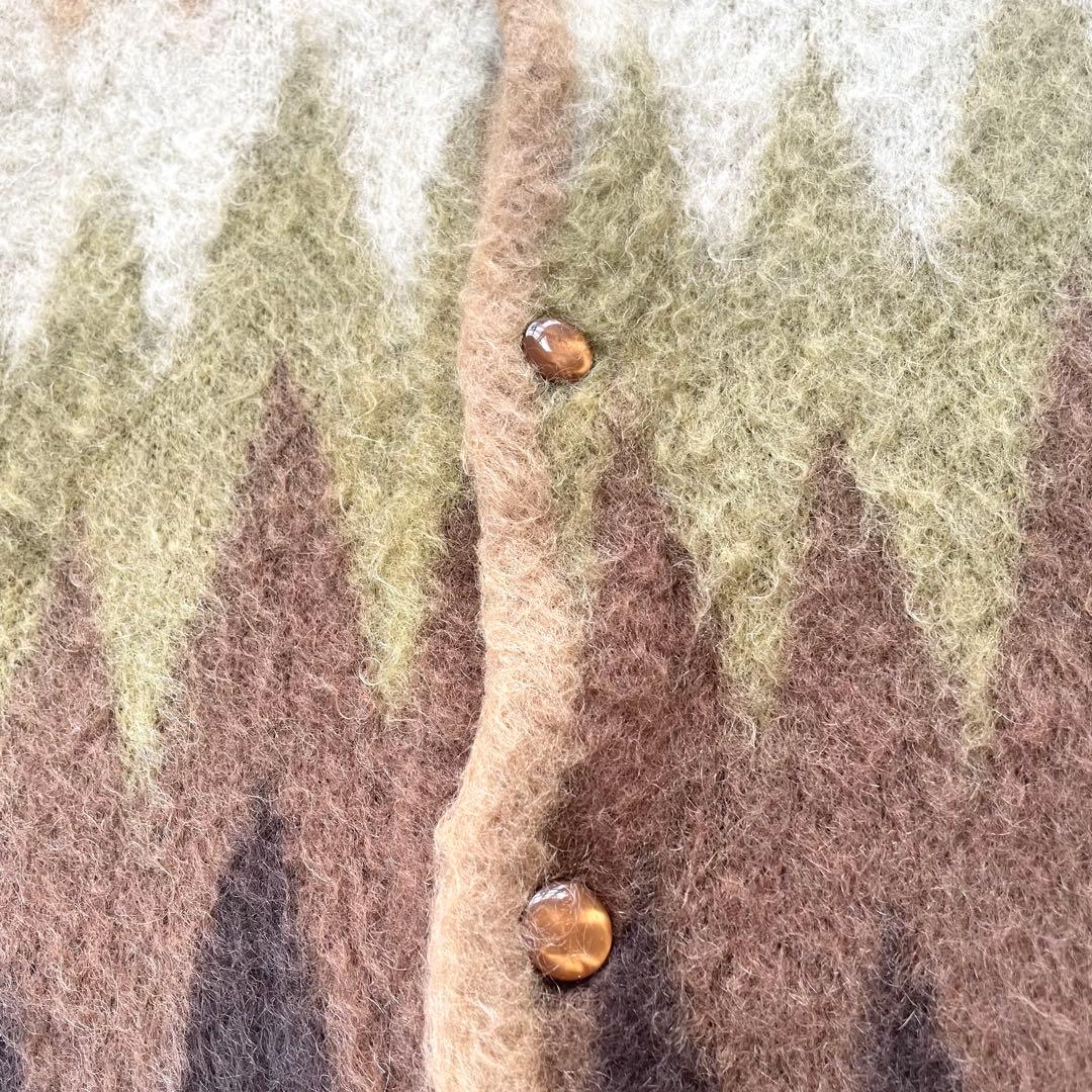 【レア】】Needles Mohair Cardigan Zigzag