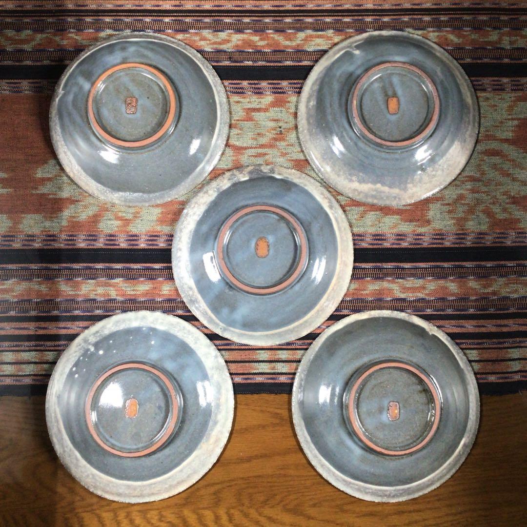 『メルうー特価』　『貫入特価』　創作陶器　たち吉　『琳派志秘』　中皿　5枚