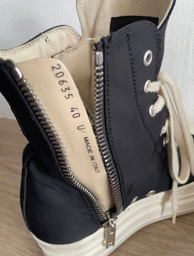 【希少】rick owen drkshdw 初期ダブルバンパー ラモーンズ 43