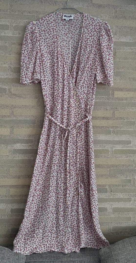 Rouje 花柄ラップドレス 34