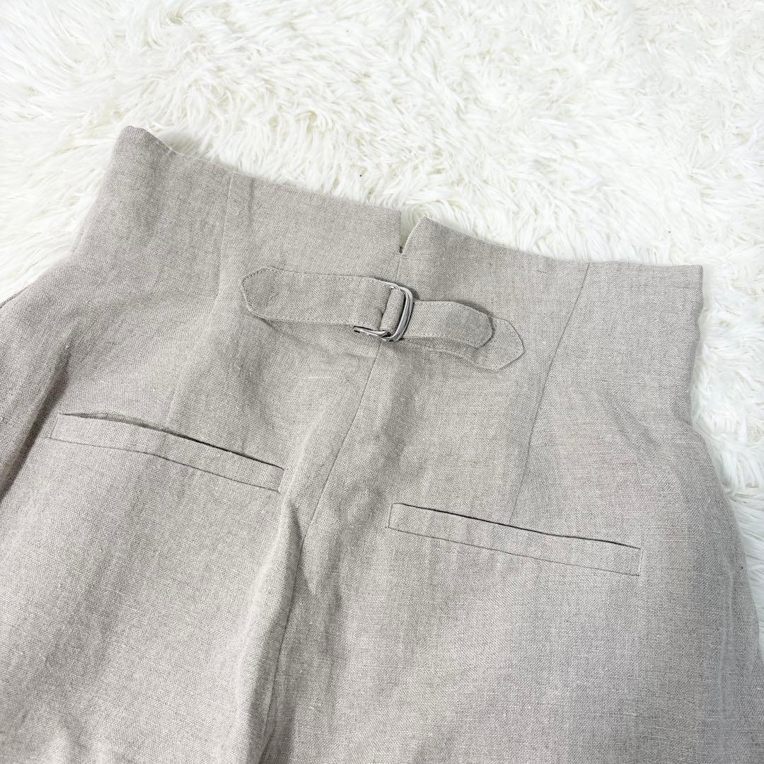 ☆美品☆uncrave アンクレイヴ セットアップ ワイドパンツ リネン100%