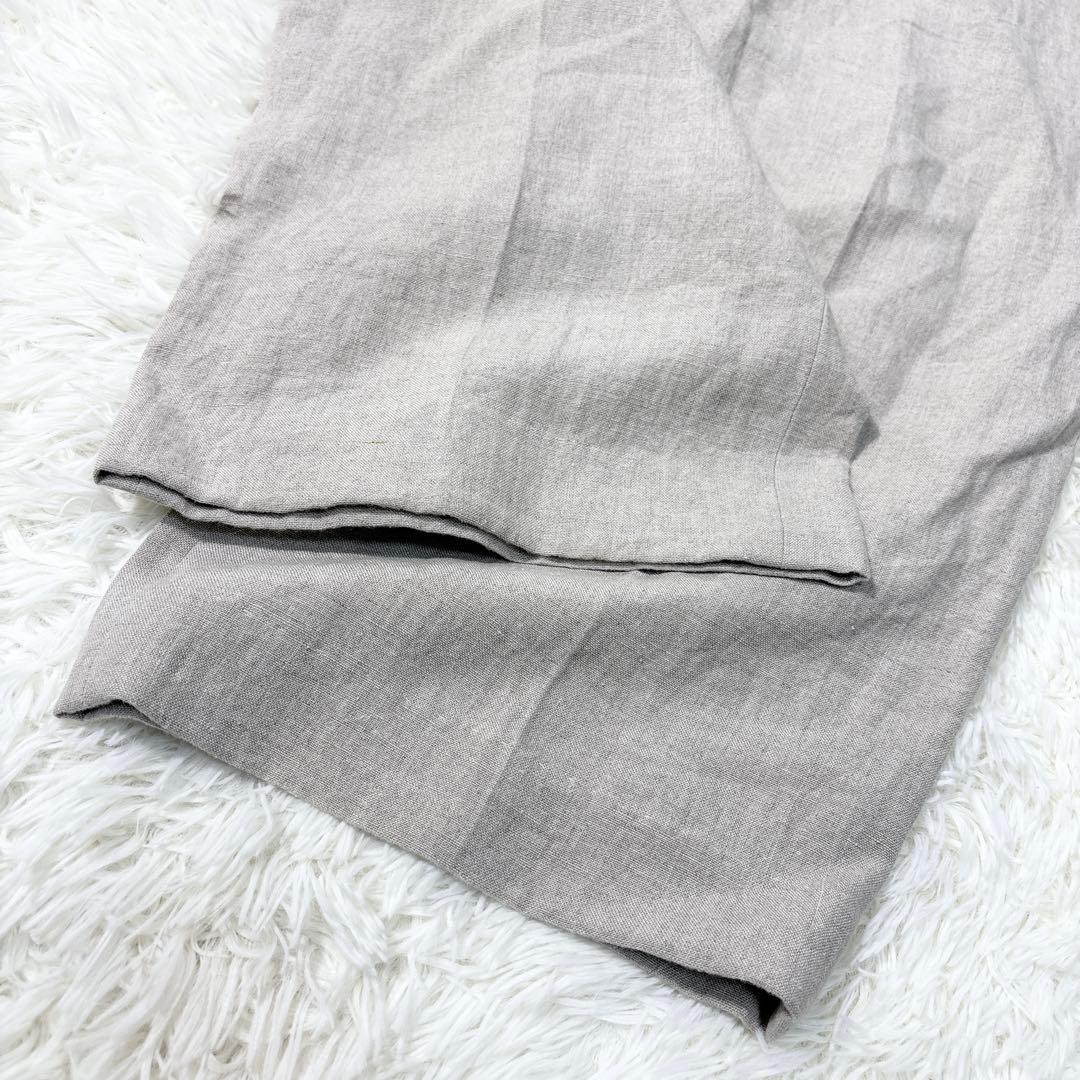 ☆美品☆uncrave アンクレイヴ セットアップ ワイドパンツ リネン100%