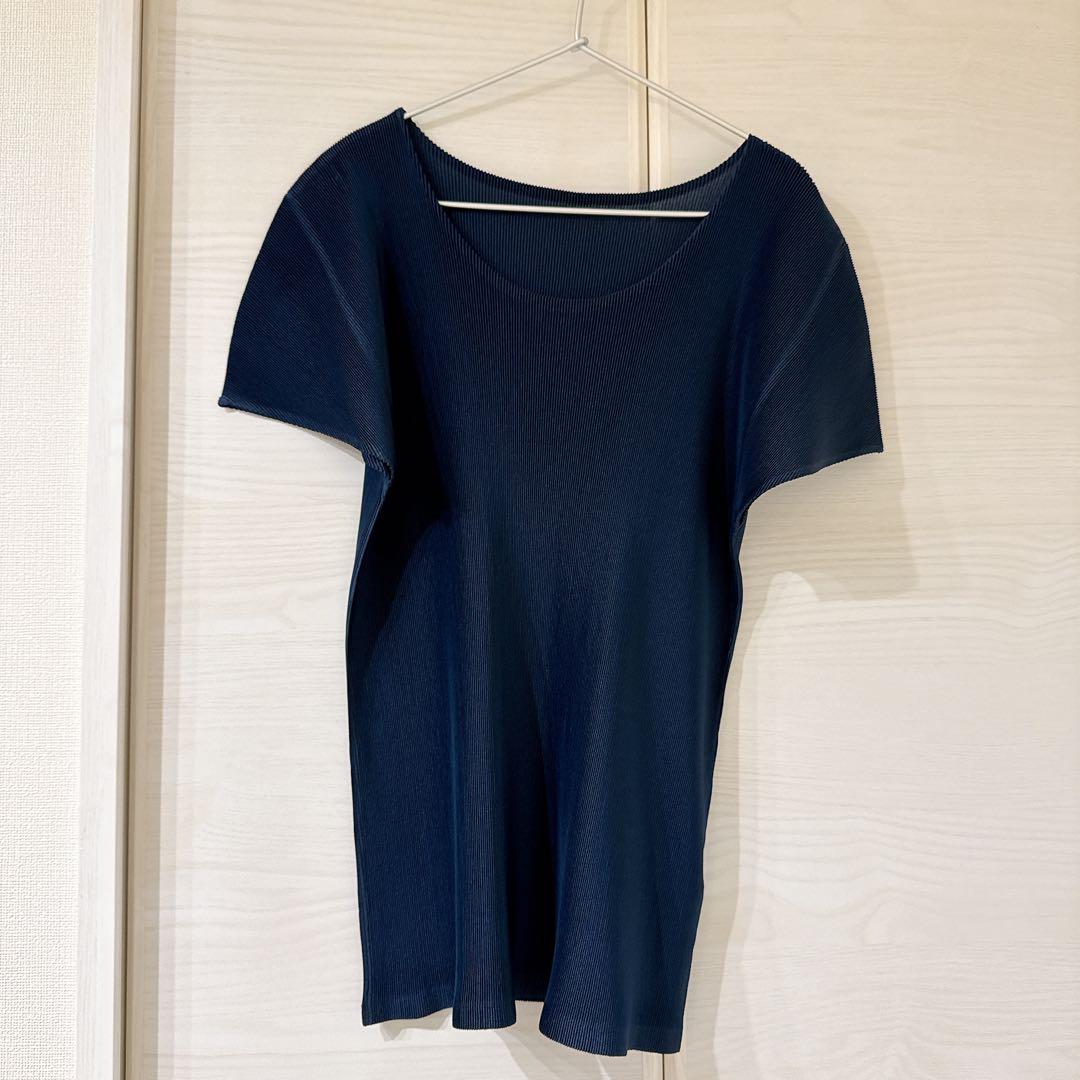 PLEATS PLEASE ネイビー