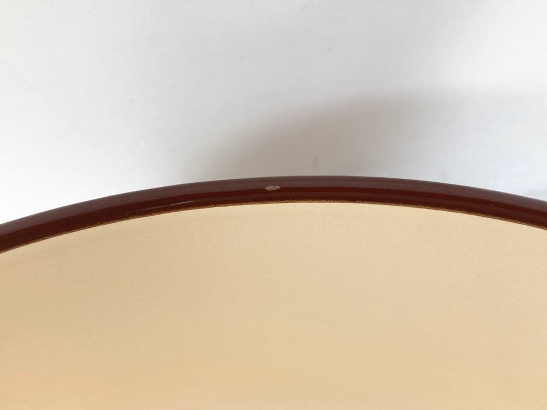 未使用 希少レトロ EJIRY エジリー 華ぶどう ホーロー両手鍋 片手鍋