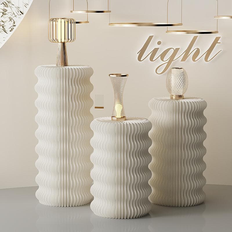 ディスプレイスタンド直径40cm高さ78㎝展示台 陳列台組立不要展示会イベント