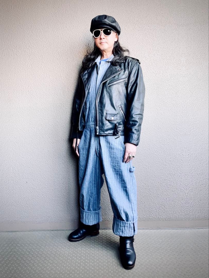 80〜90s vintage GOLDEN FLEECE ライダースジャケット