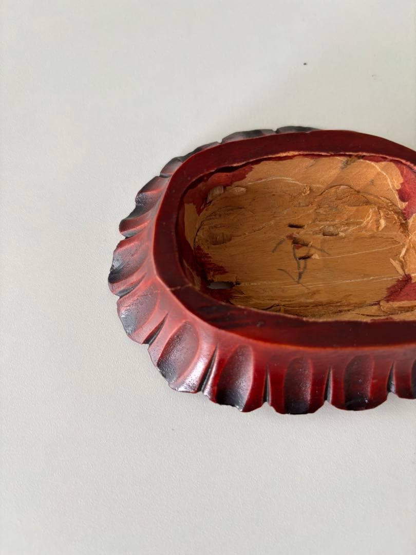 菊花石 木製台座付き