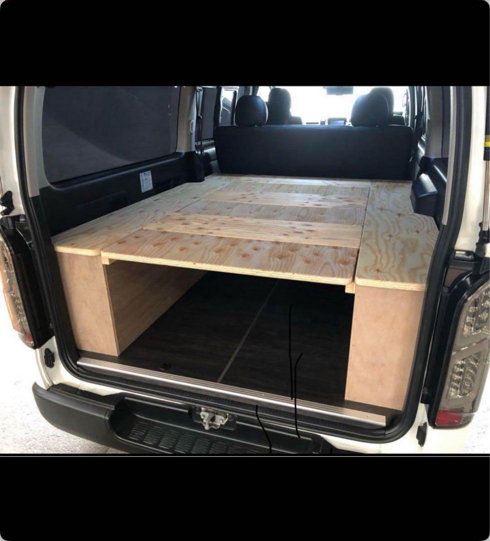 mugt'mb　ハイエースSーGL 収納BOX ベッドキット