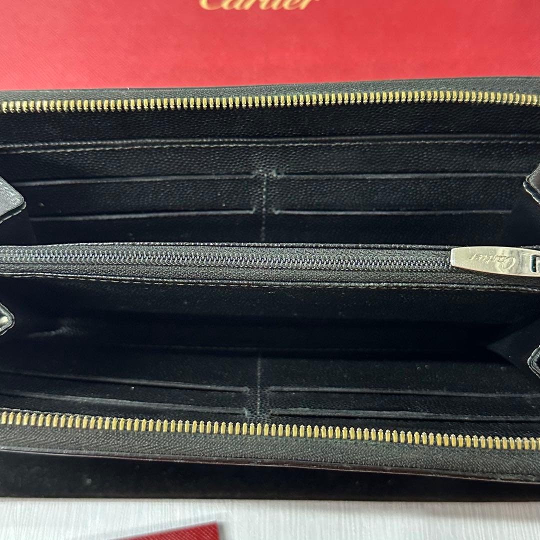 新品同様‼️ カルティエ　Cartier サントス　長財布　ジッピーウォレット