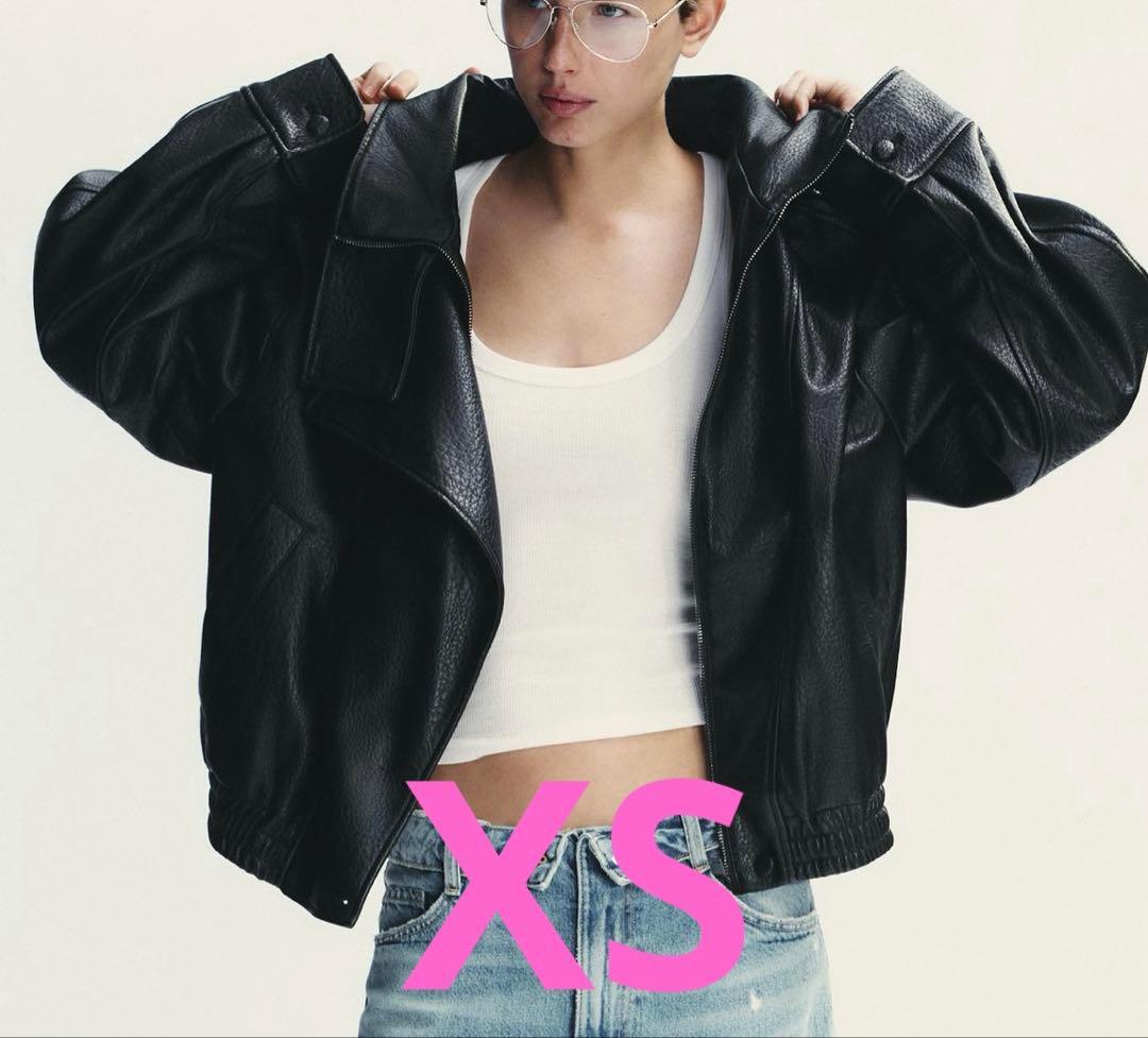 ZARA フェイクレザージャケット　新品