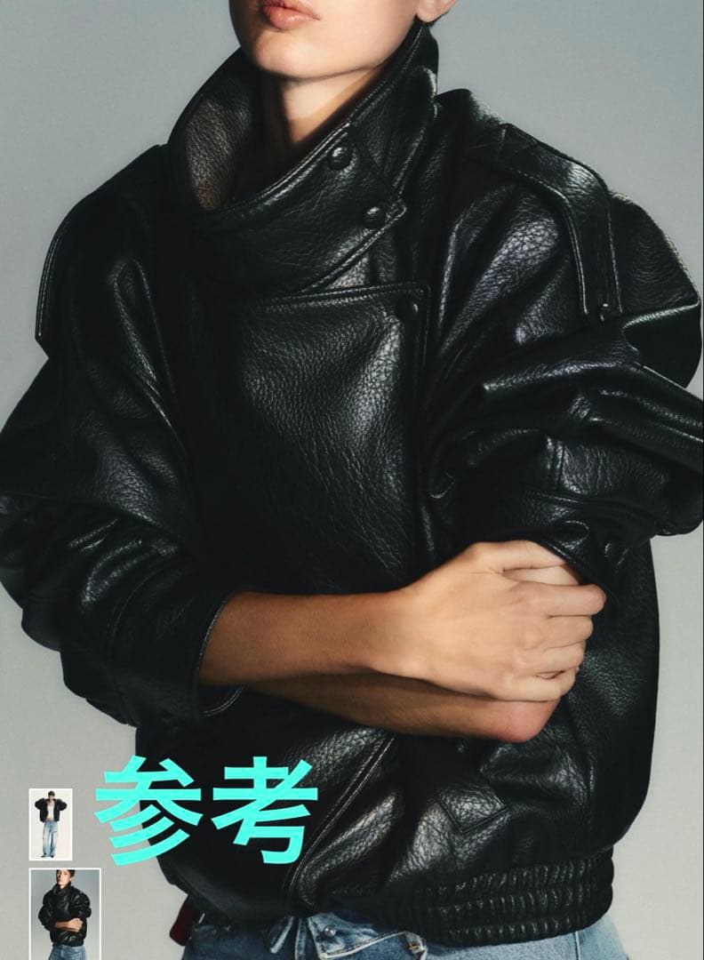 ZARA フェイクレザージャケット　新品