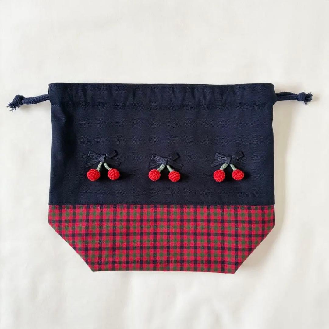 ねこまま　ファミリア風　レッスンバッグ　上履き入れ　体操着入れ　【1/3】