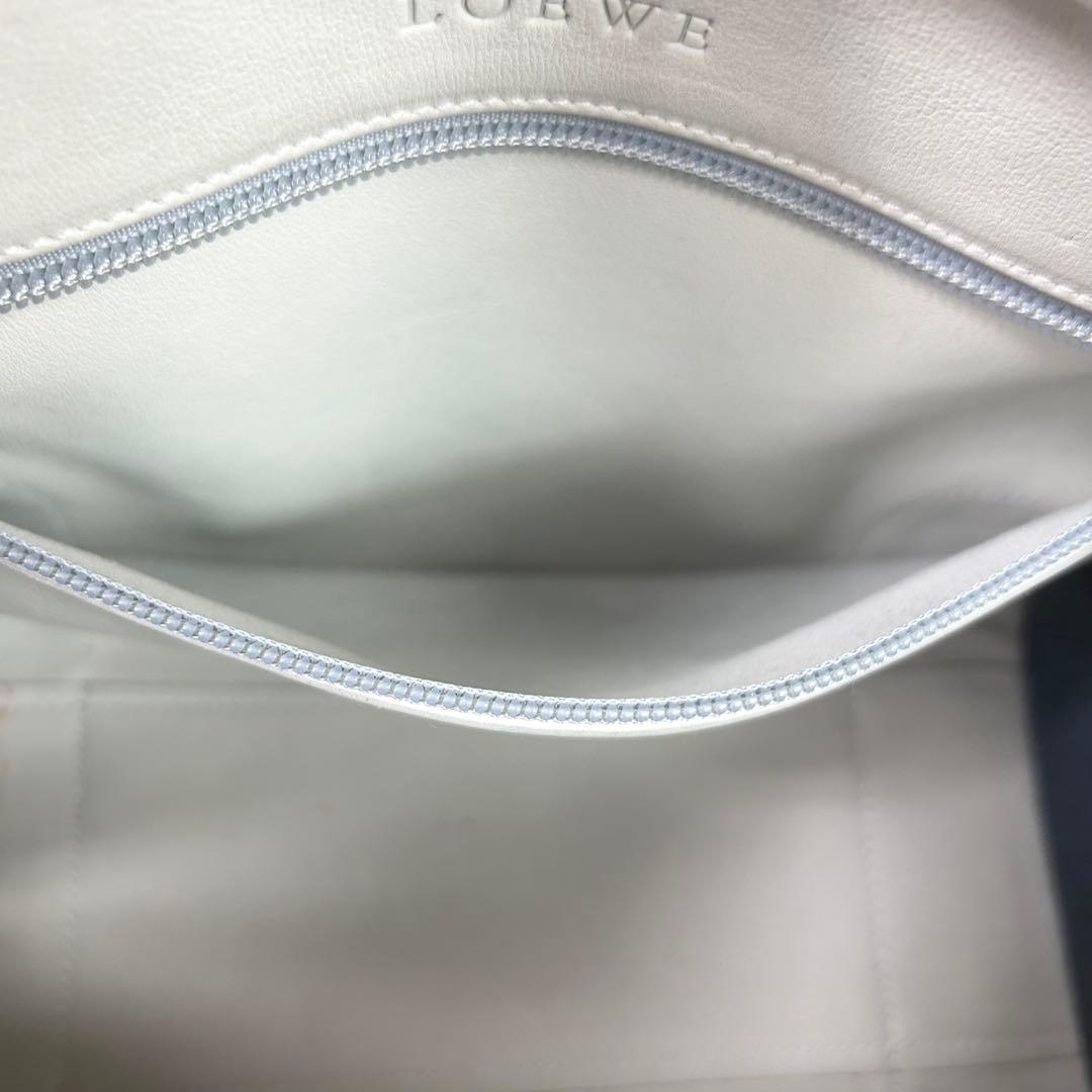 LOEWE ロエベ アマソナ28 グレージュ スエード ミニボストン