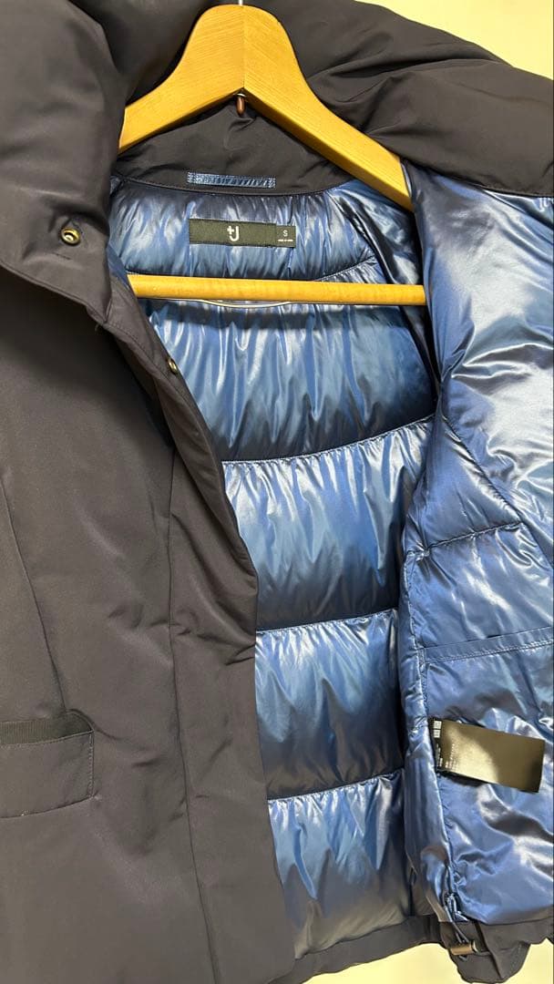 【24h以内発送】UNIQLO +J ハイブリッドダウンジャケット S ネイビー