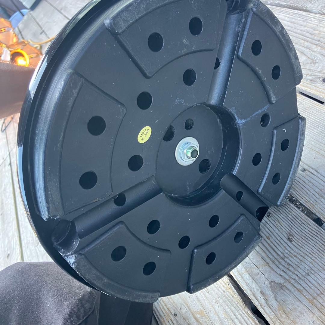 アンティーク ロータスモチーフ アイアンフレーム 5灯フロアライト スタンド