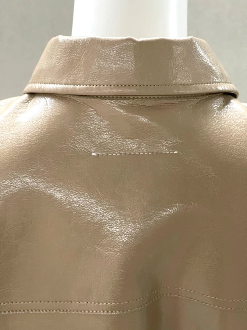 お値下げ　MM6 Maison Margiela アウター　フェイクレザー　S