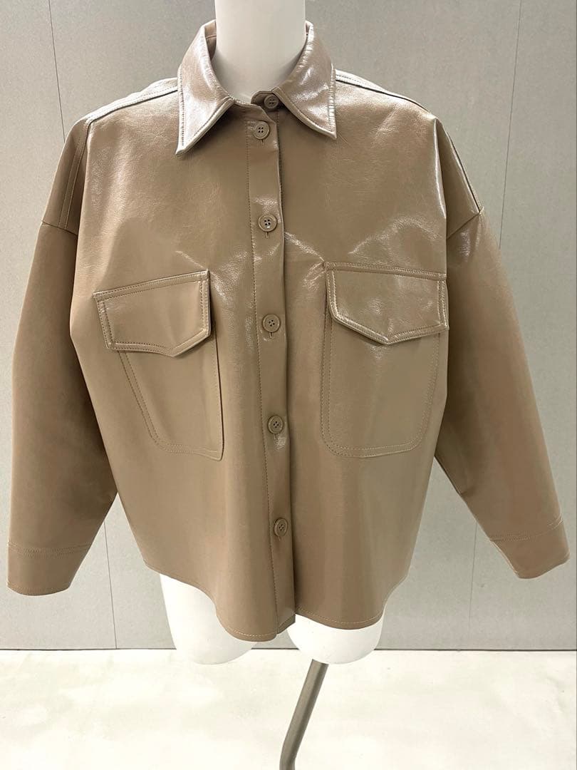 お値下げ　MM6 Maison Margiela アウター　フェイクレザー　S