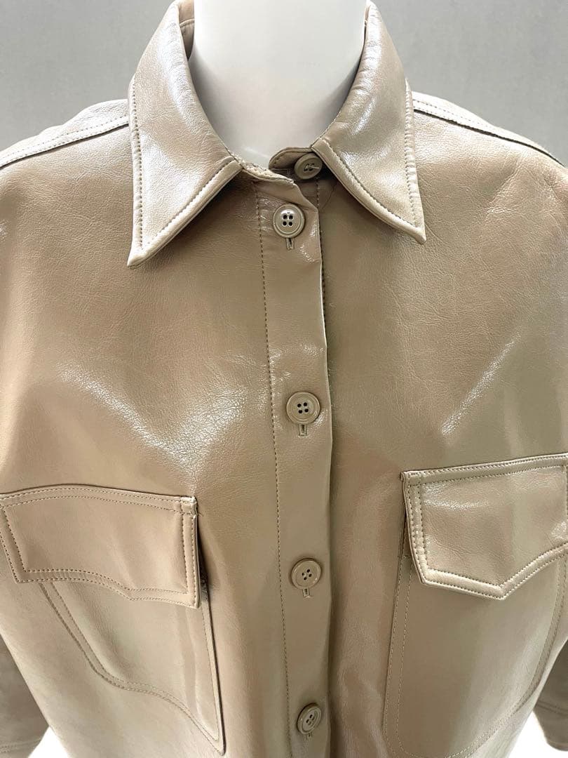 お値下げ　MM6 Maison Margiela アウター　フェイクレザー　S