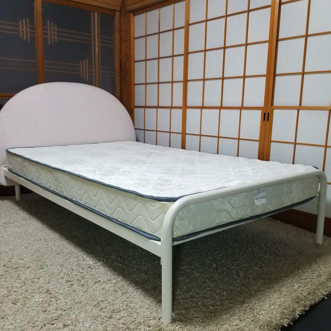 Francfranc フランフラン　セミダブルベッド　マットレス付